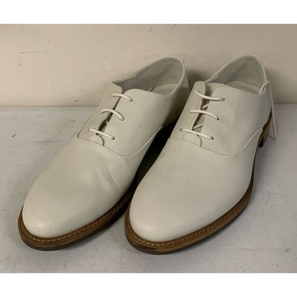 Ecco Women’s US 8 / EU 39 Sartorelle Tailored Tie Oxford Flat, Limestone Nubuck - Picture 1 of 8